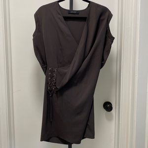 All Saints Brown Dress